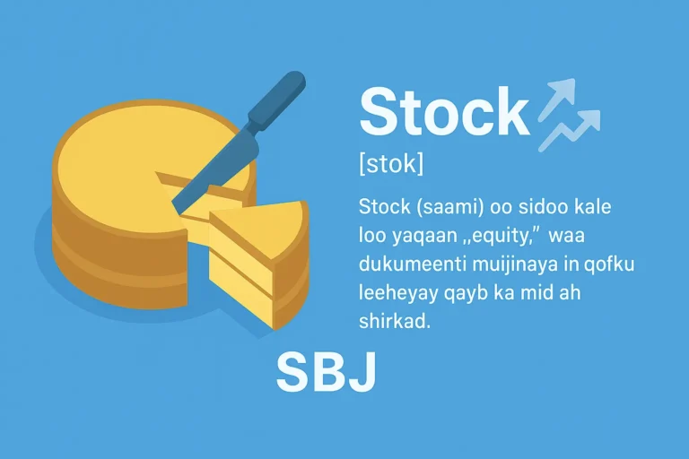 Waa Maxay saami (Stocks)?